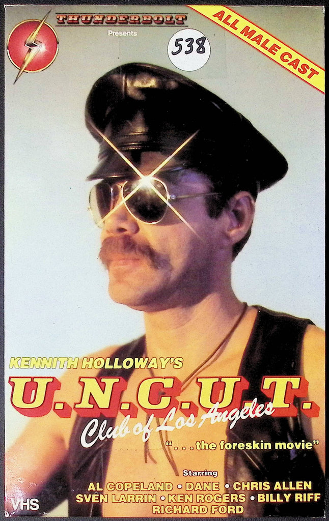 Kennith Holloway's U.N.C.U.T. Club Of Los Angeles "...The Foreskin Movie" Filmco Releasing Gay VHS 2000 101624JKVHS2