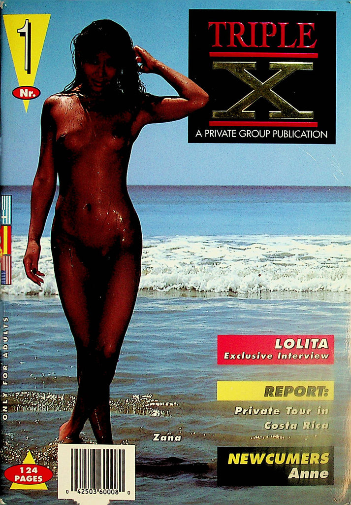 Triple X International Digest  Covergirl Zana  #1  1994  by Private  021525lm-p