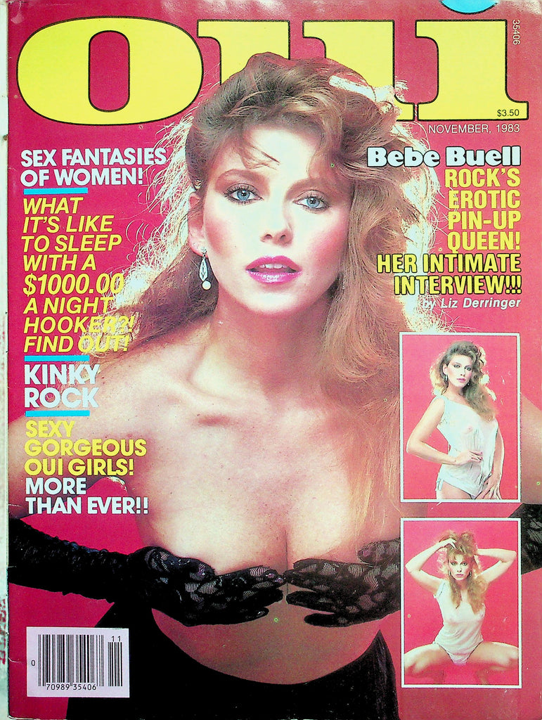 Oui Magazine   Bebee Buell Rock's Erotic Pin-Up Queen Interview  November 1983      122925lmp