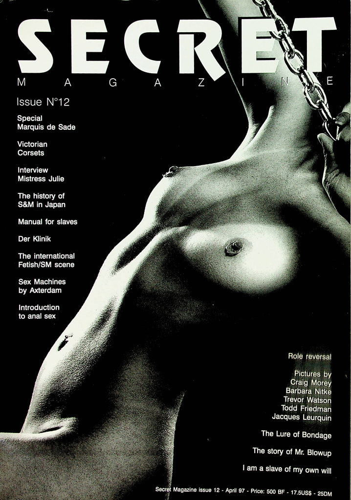 Secret Fetish Magazine   Special Marquis de Sade   #12 April 1997 012324lm-p