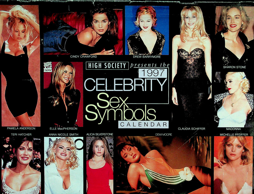 High Society Celebrity 1997 Sex Symbols Calendar   Demi Moore, Pam Anderson, Madonna & More!    122925lmp
