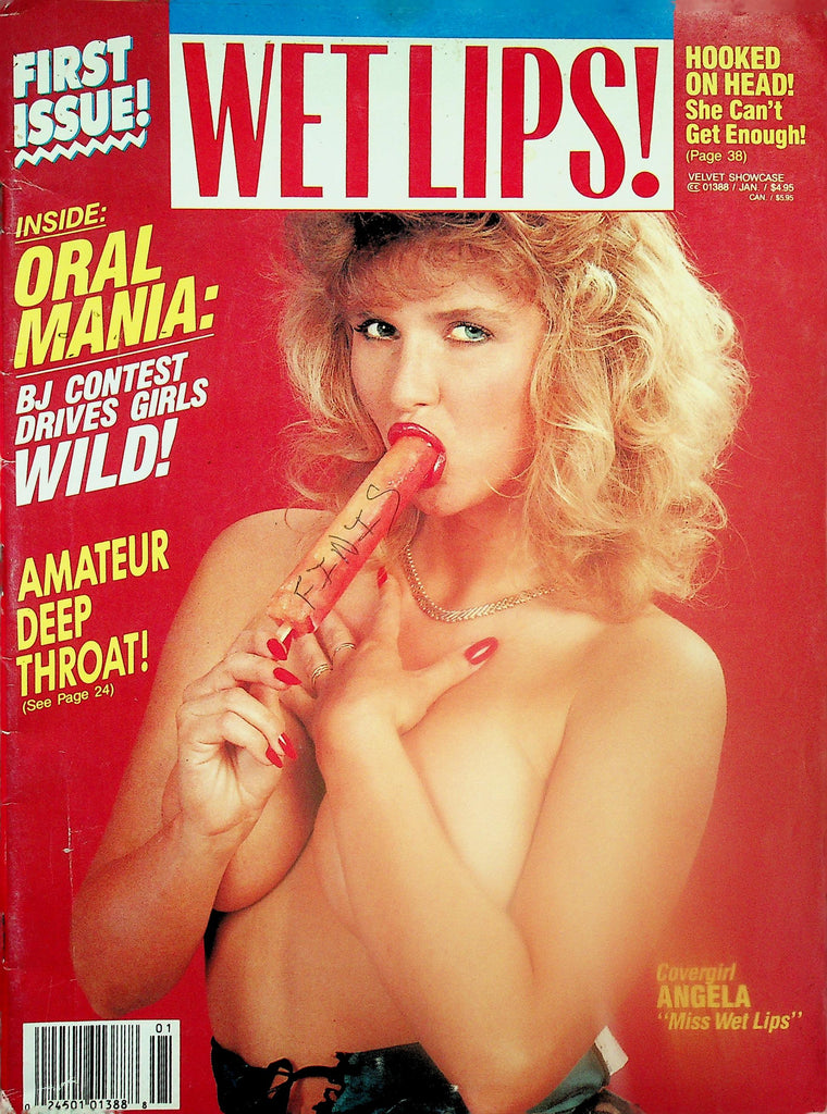 Wet Lips! Magazine   First Issue!   Covergirl Angela   January 1991      121125lmp2