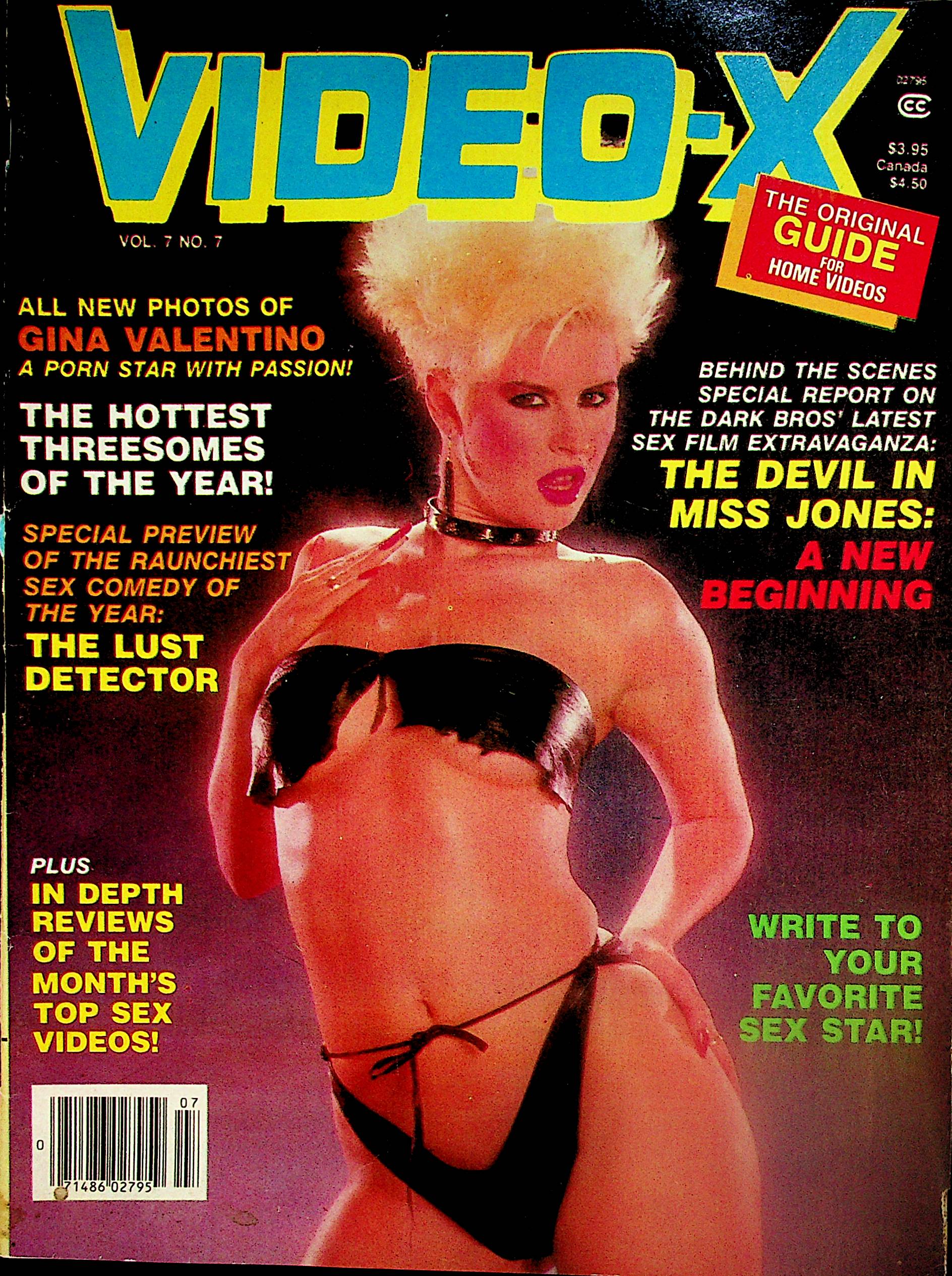 Video-X Magazine Gina Valentino / The Devil In Miss Jones vol.7 #7 198 –  Mr-Magazine