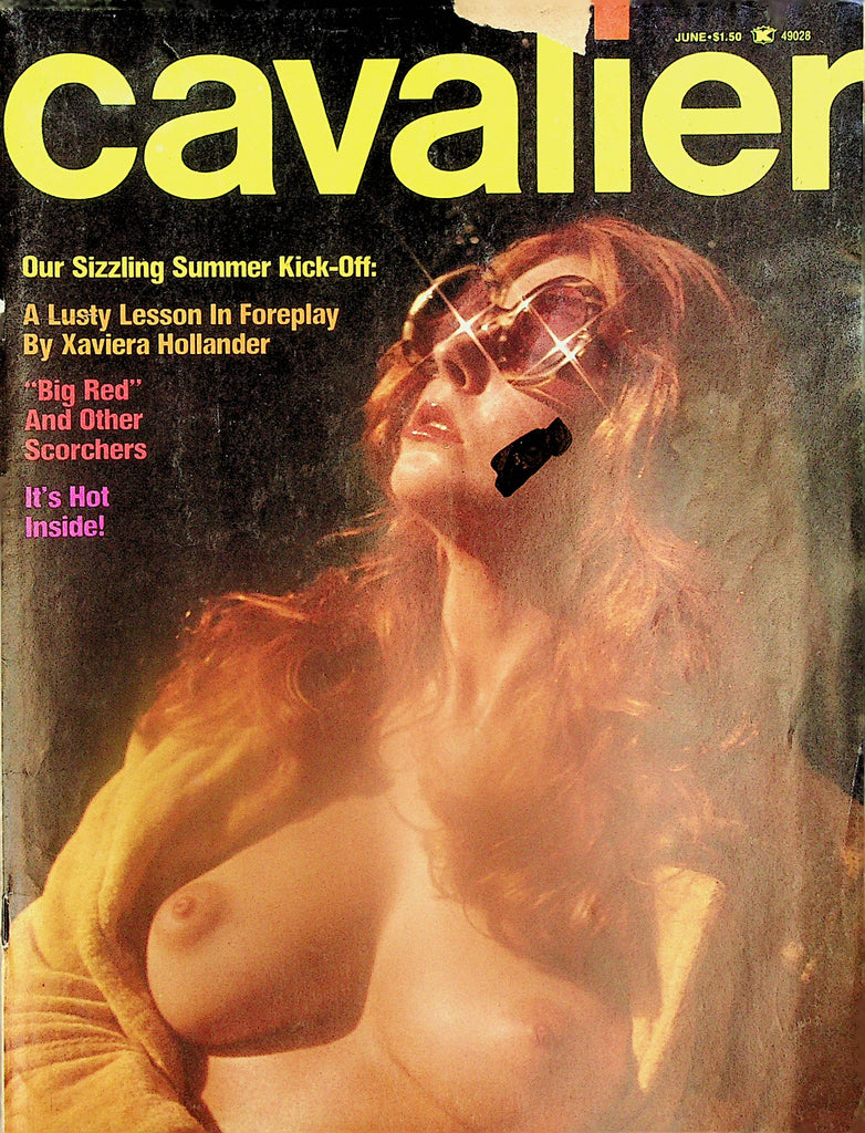 Cavalier Magazine  Cover Only Cassandra Peterson (Elvira)  June 1976  121324lm-p