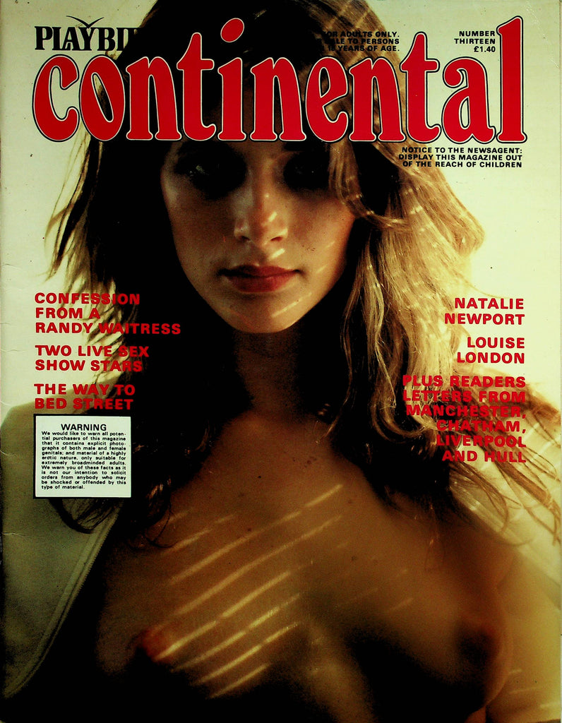 Playbirds Continental Magazine   Natalie Newport & Louise London   #13  1980's    091525lm-p