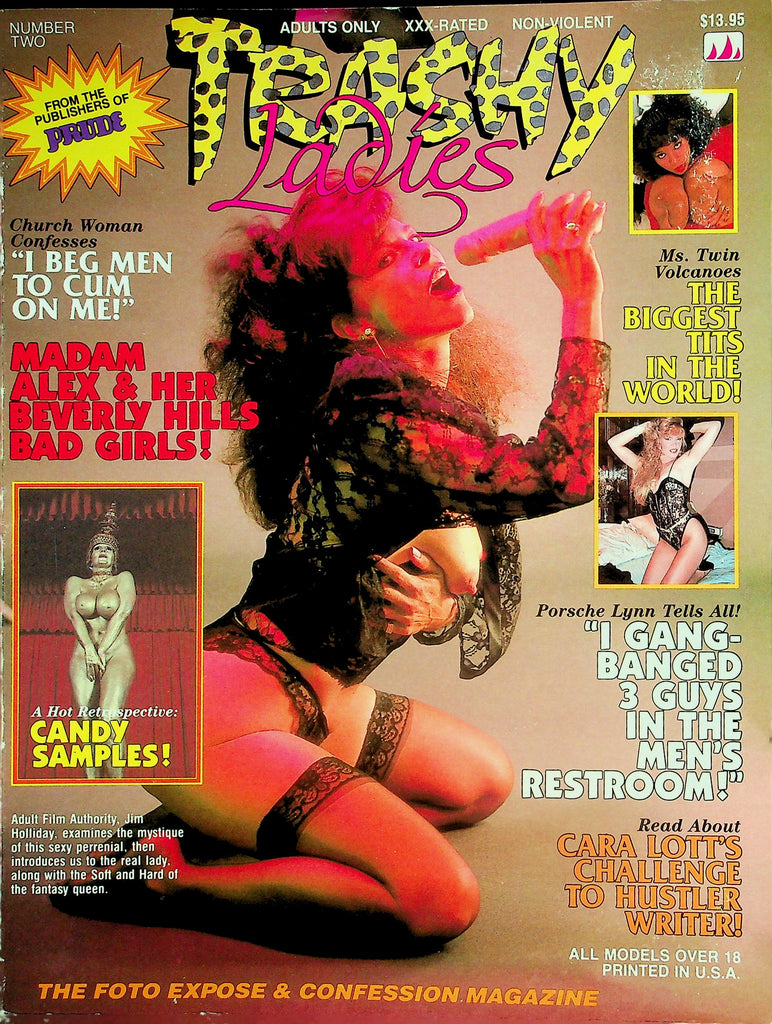 Trashy Ladies Magazine  Candy Samples, Ms.Twin Volcanoes, Porsche Lynn  #2  1987    052126lmp-GSC