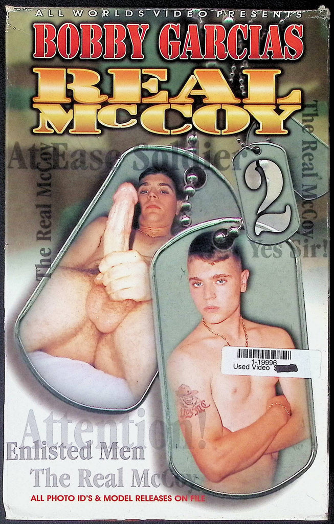 Bobby Garcias Real Mccoy 2 All Worlds Video Gay VHS 1998 102124JKVHS6
