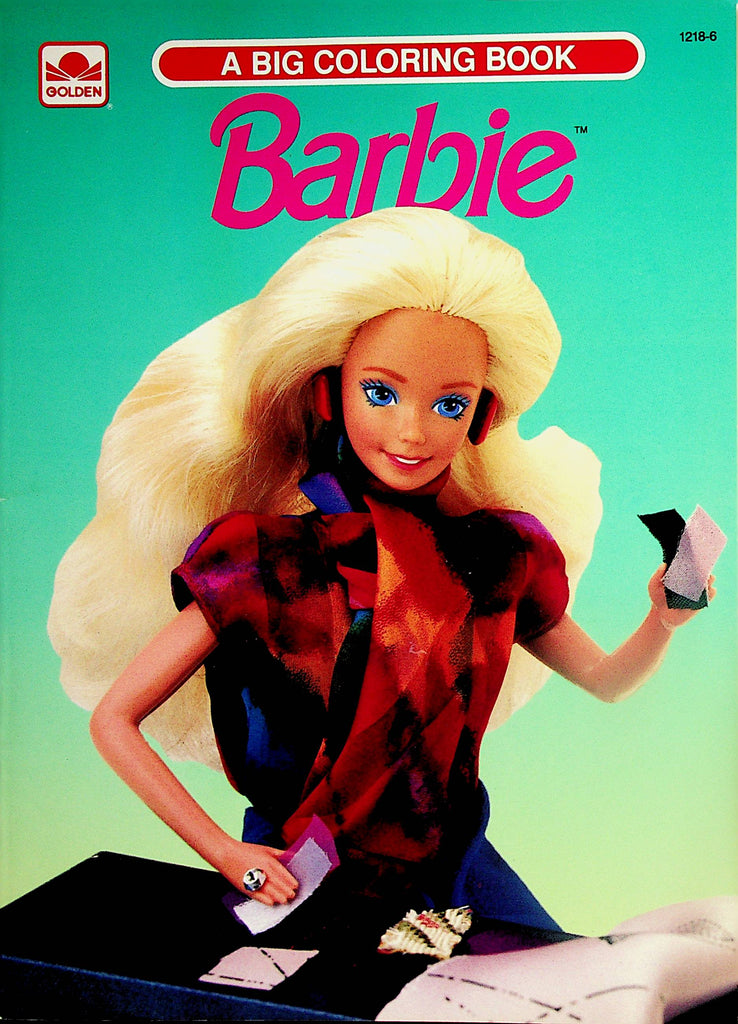 Barbie A Giant Coloring Book 1991  Mattel,  by Golden Book    082324lm-p2