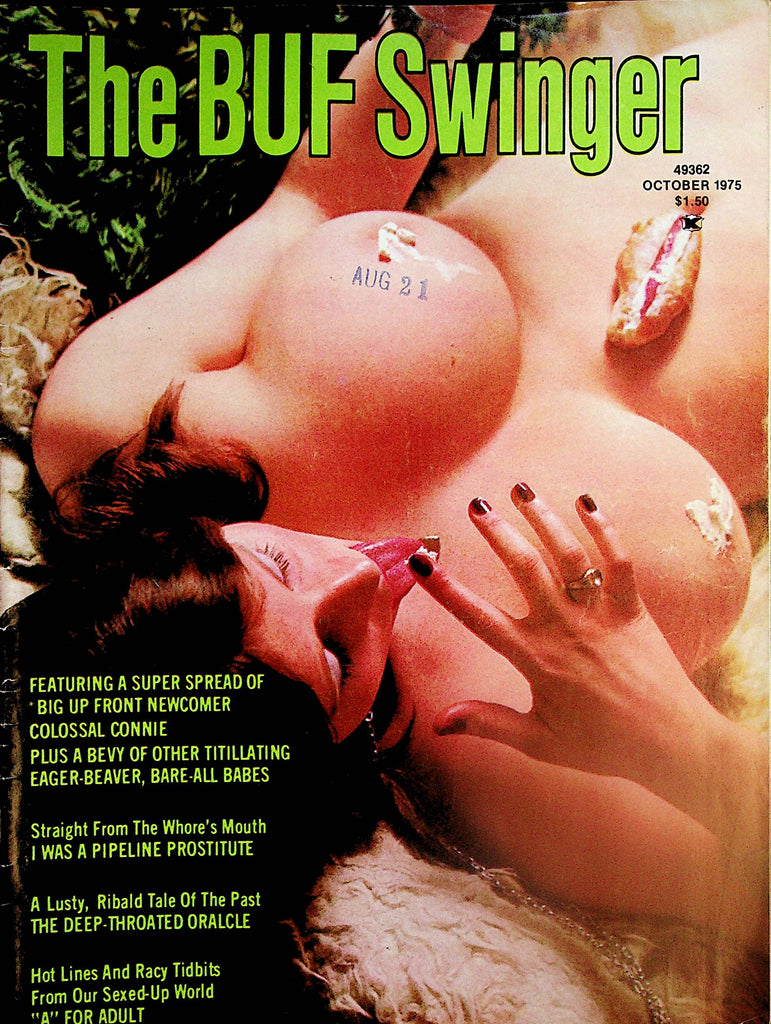 The BUF Swinger Magazine   Cover and Centerfold Girl Connie  October 1975   061124lm-p