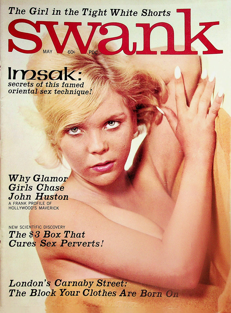 Swank Magazine  Covergirl Cheryl Henderson  May 1966   012924lm-p
