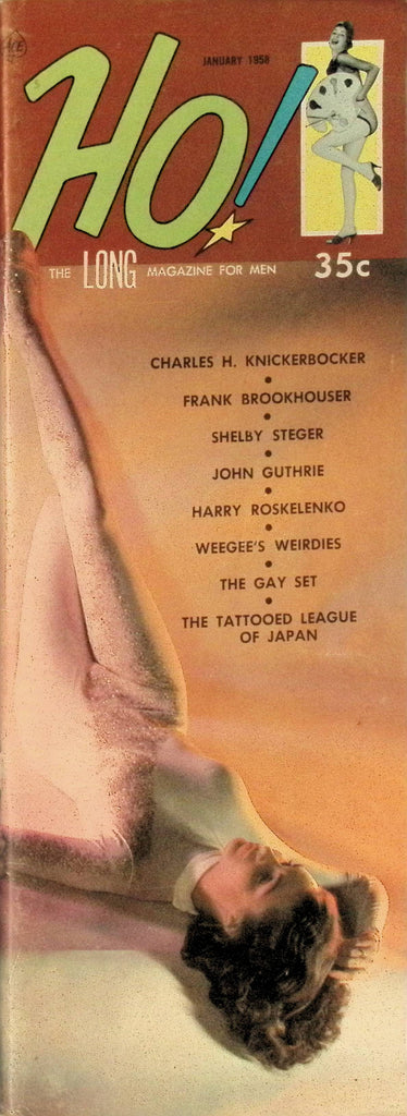 Ho! January 1958 Long Magazine for Men Charles H Knickerbocker Shelby Steger 102325AMP