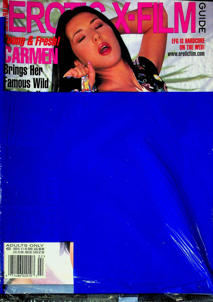 Erotic X-Film Guide Magazine Ft. Carmen Vol.1 No.2 2000 SEALED 123124RP