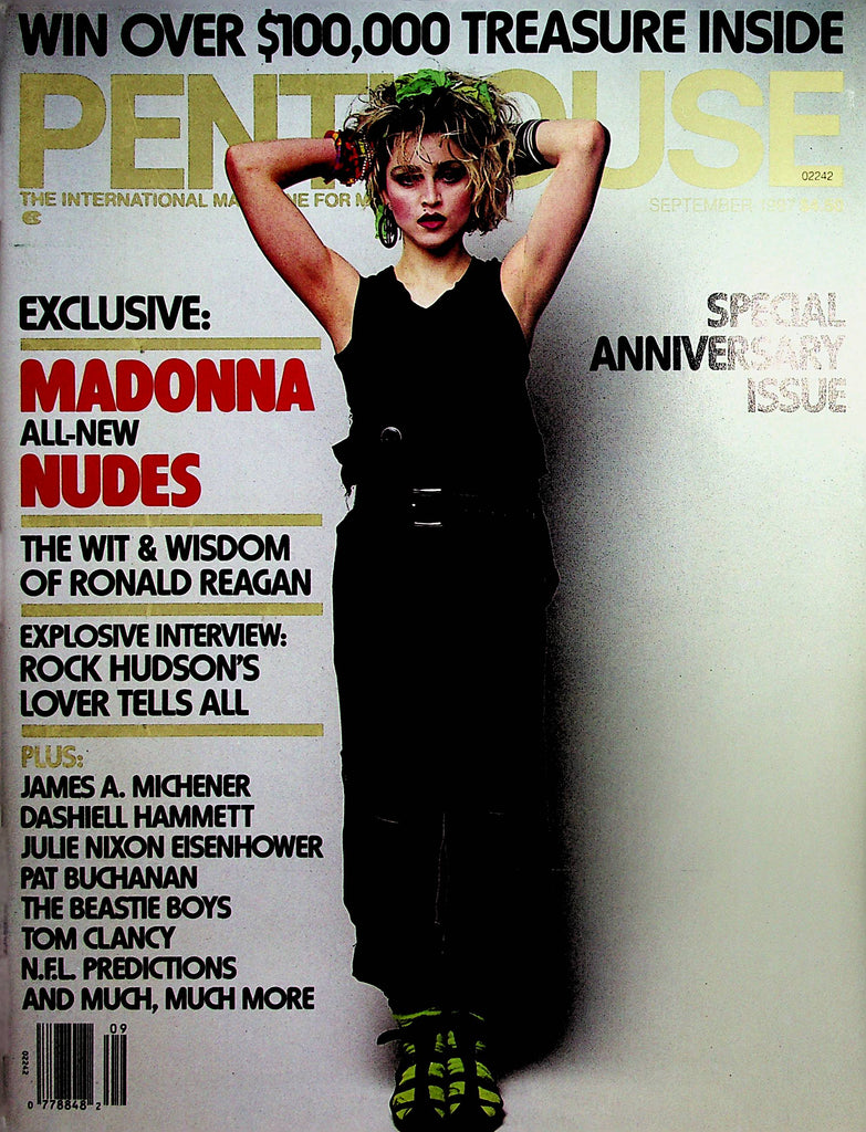 Penthouse Special Anniversary Issue   Exclusive Madonna All-New Nudes/ Rock Hudson's Lover Tells All    September 1987    021224lm-p2