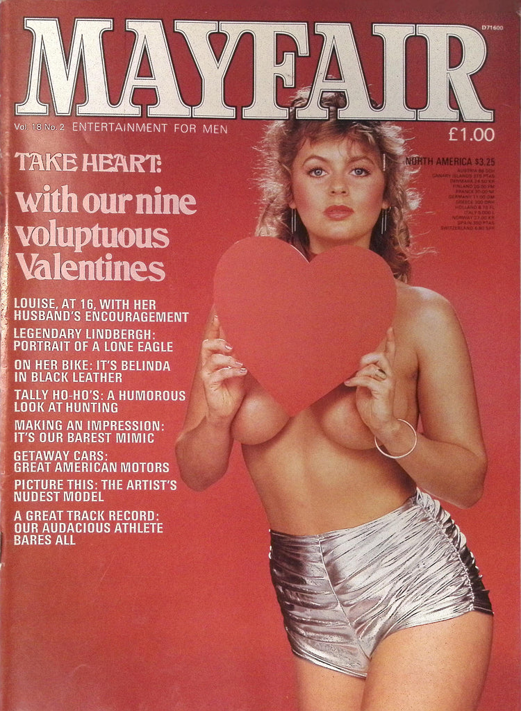 Mayfair Busty Adult Magazine 'Nine Voluptuous Valentines' Vol. 18 #2 101226AMP-