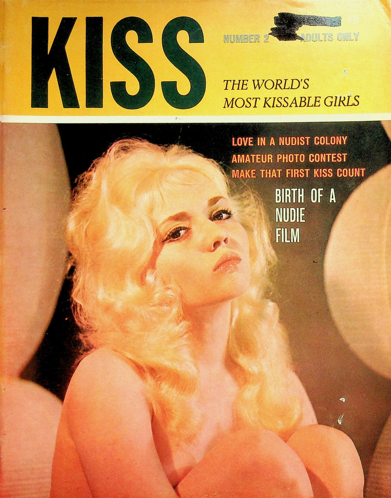 Kiss Magazine  Most Kissable Girls / Love In A Nudist Colony  #2 1963     061626lmp-GSC