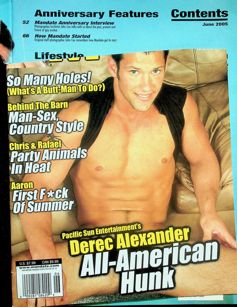 Mandate Gay Magazine  Derec Alexander All-American Hunk  June 2005      010326lmp