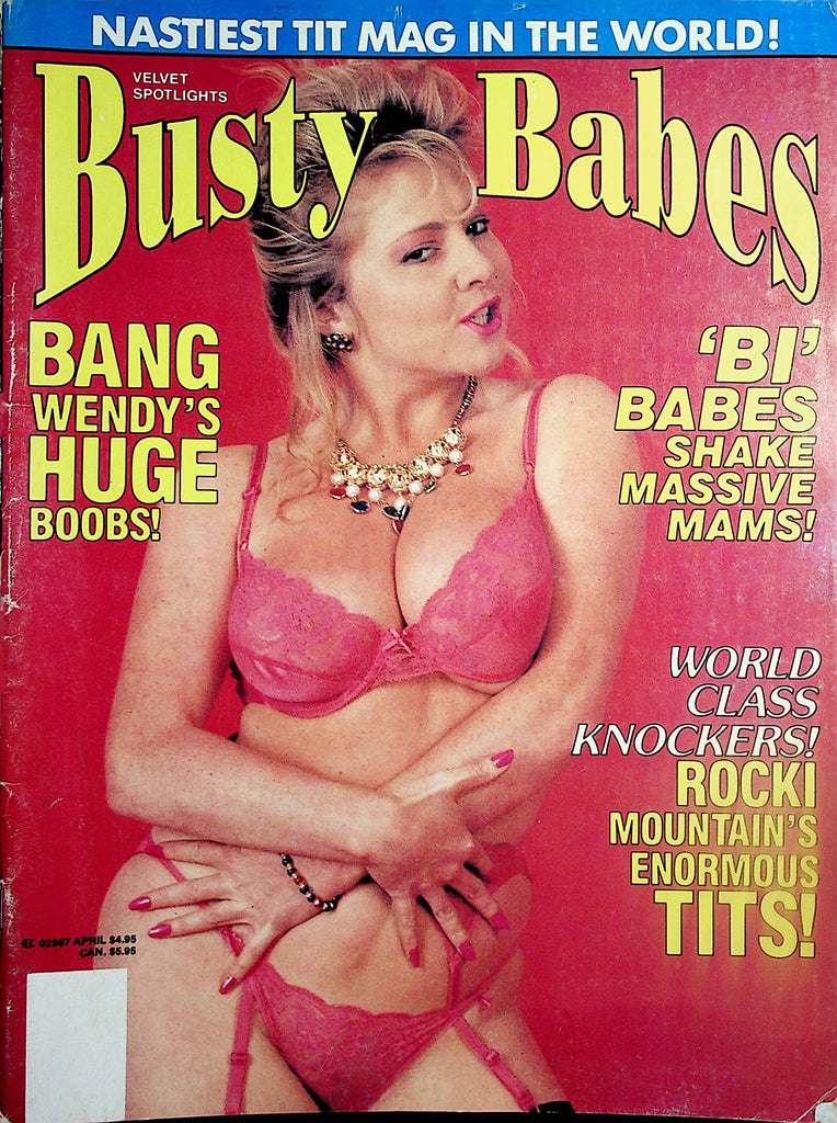 Busty Babes Magazine  Bang Wendy's Huge Boobs / Europe Di Chin April 1992  070626AMP-