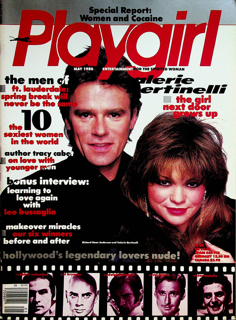 Playgirl Magazine  Richard Dean and Valerie Bertinelli  May 1986     082123lm-p2