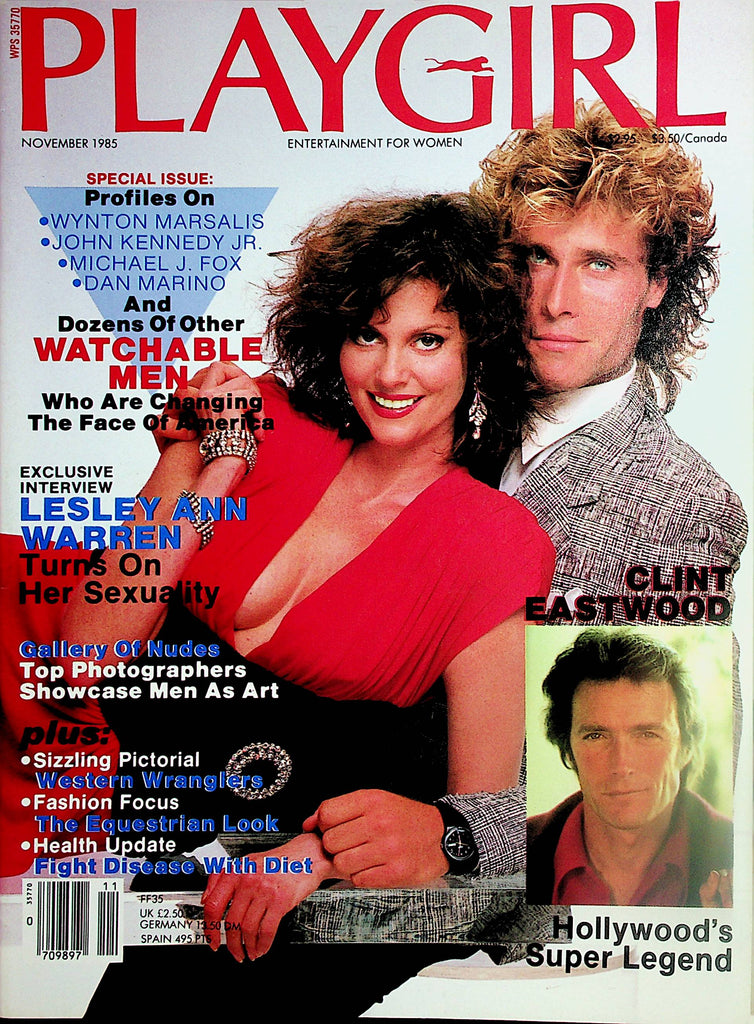 Playgirl Magazine  Lesley Ann Warren / Clint Eastwood  November 1985     122323lm-p