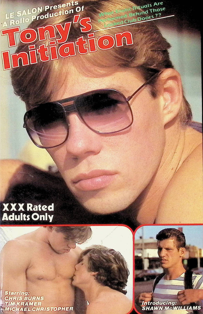 Tony's Initiation Rollo Productions Gay VHS 1983 100824JKVHS