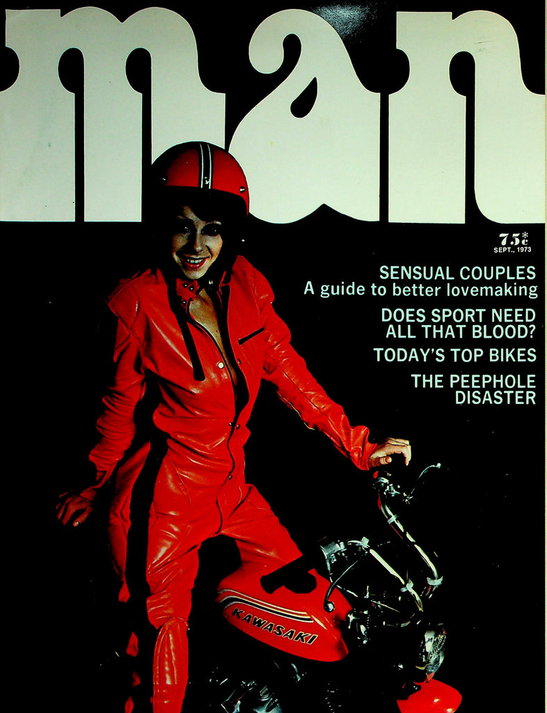 Man Magazine  A Guide To Better Lovemaking / Girl Of The Month Christene  September 1973    011926lmp