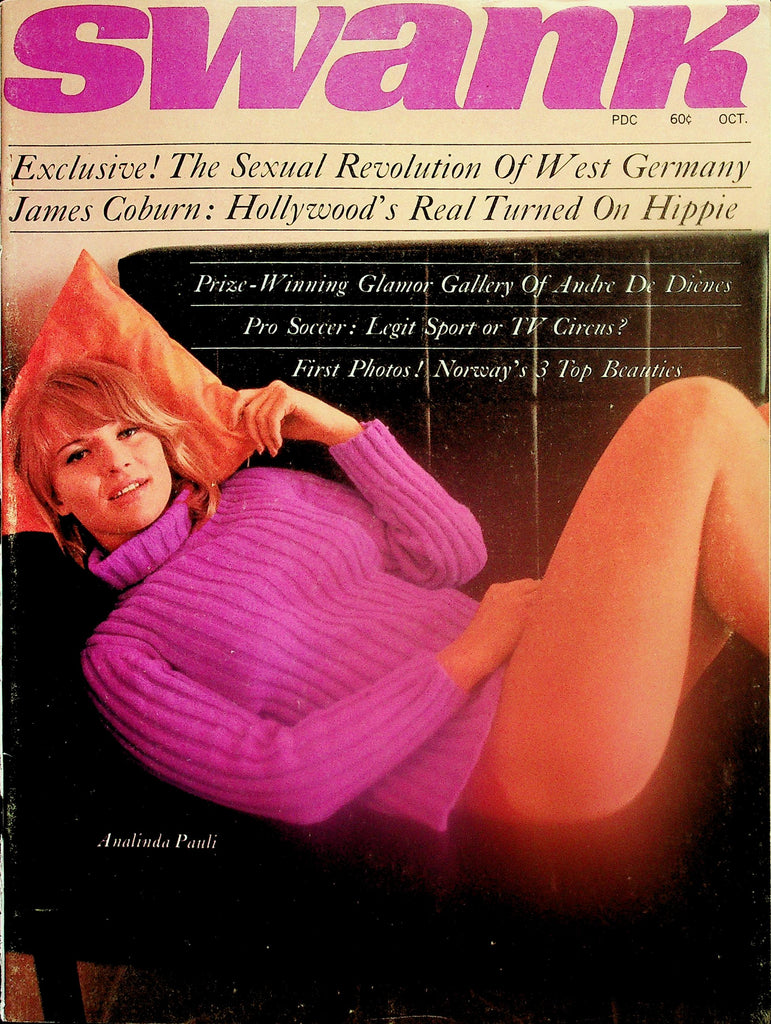 Swank Magazine  Covergirl Analinda Pauli with cf  / Glamor Gallery Of Andre De Dienes  October 1967       120525lmp