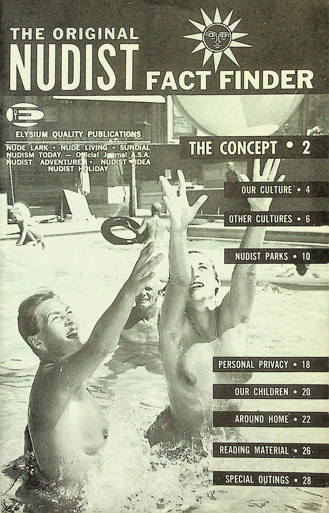 The Original Nudist Fact Finder Digest  Culture, Nudist Parks, Around Home, & Outings   1964   010126lmp