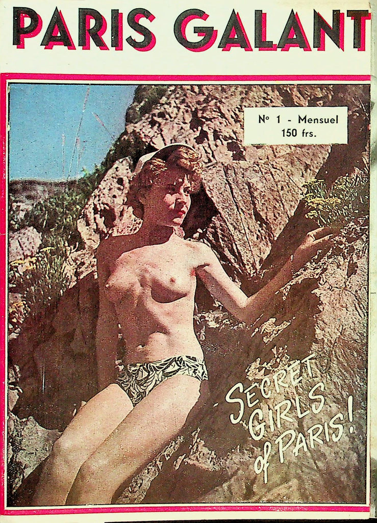 Paris Galant French International Digest   Secret Girls Of Paris!  #1 1950's  093026lmp-GSC
