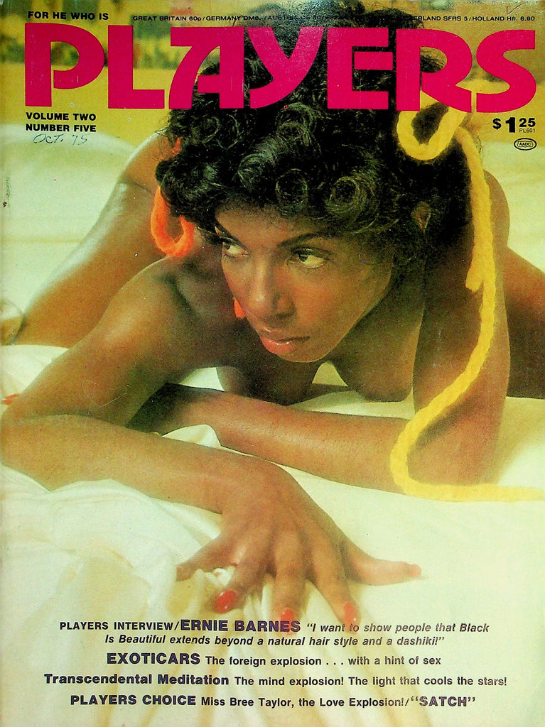 Players Magazine   Players Choice Miss Bree Taylor / Ernie Barnes Interview  October 1975    052726lmp2-GSC