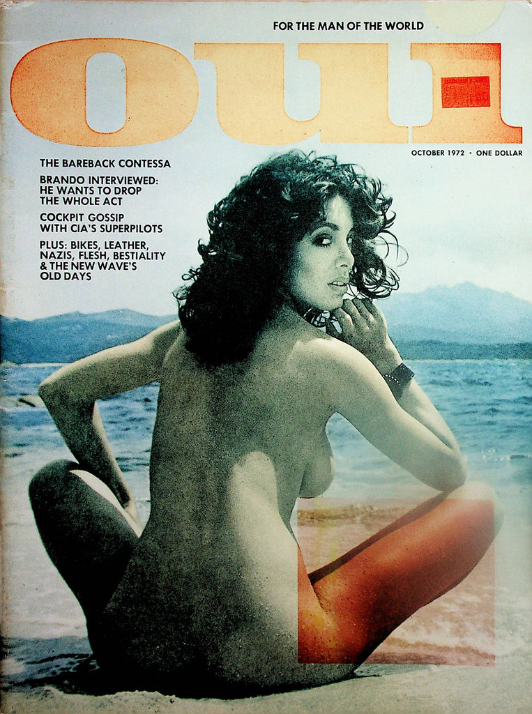 Oui Magazine  The Bareback Contessa / Brando Interviewed  October 1972 Premier Issue   112224lm-p