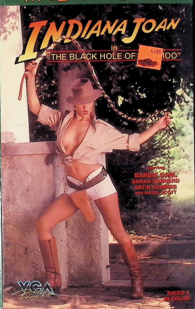 Indiana Joan in The Black Hole of Mammoo with Barbie Dahl Sarah Bernard Satin Summer Adult VHS VCA Pictures 032426AKVHS2