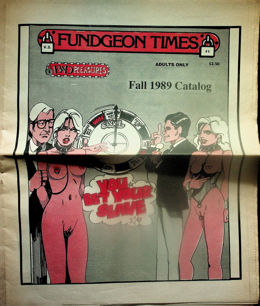 Fundgeon Times B&D Pleasures Fall 1989 Catalog      120325lmp
