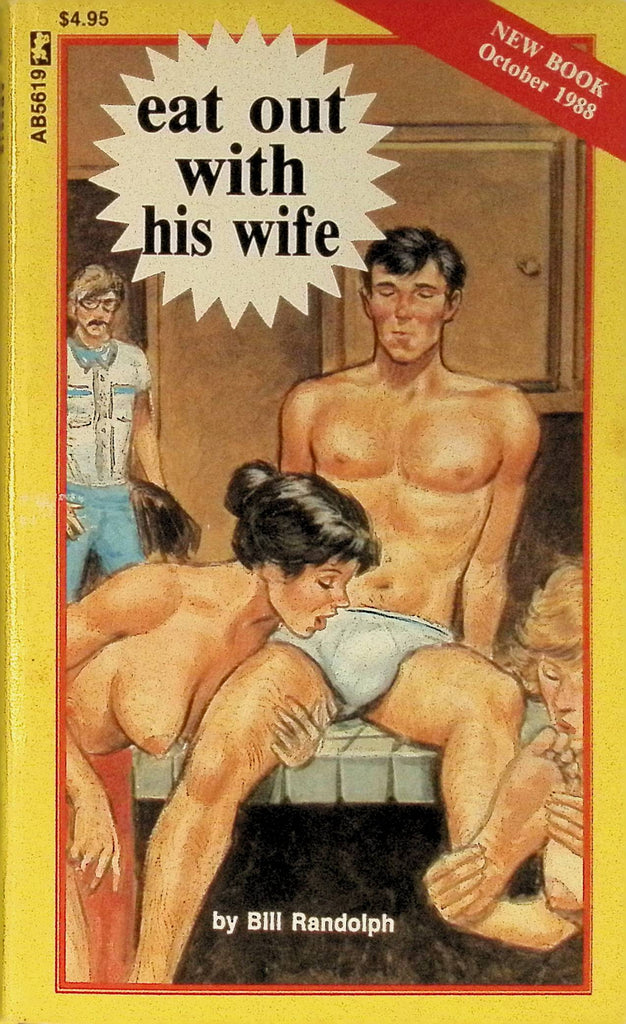 Eat Out with his Wife by Bill Randolph AB5619 1988 Greenleaf Classics Adult Paperback Novel 072325AMP