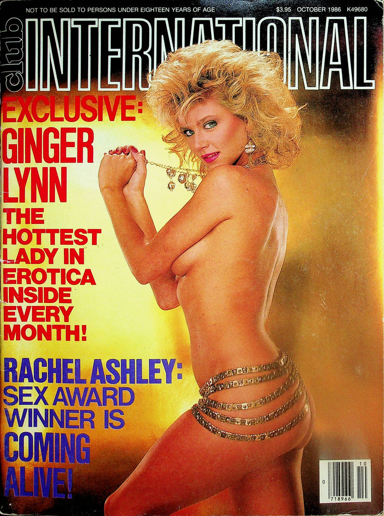 Cub International Magazine  Covergirl Ginger Lynn / Rachel Ashley   October 1986   050425lm-p