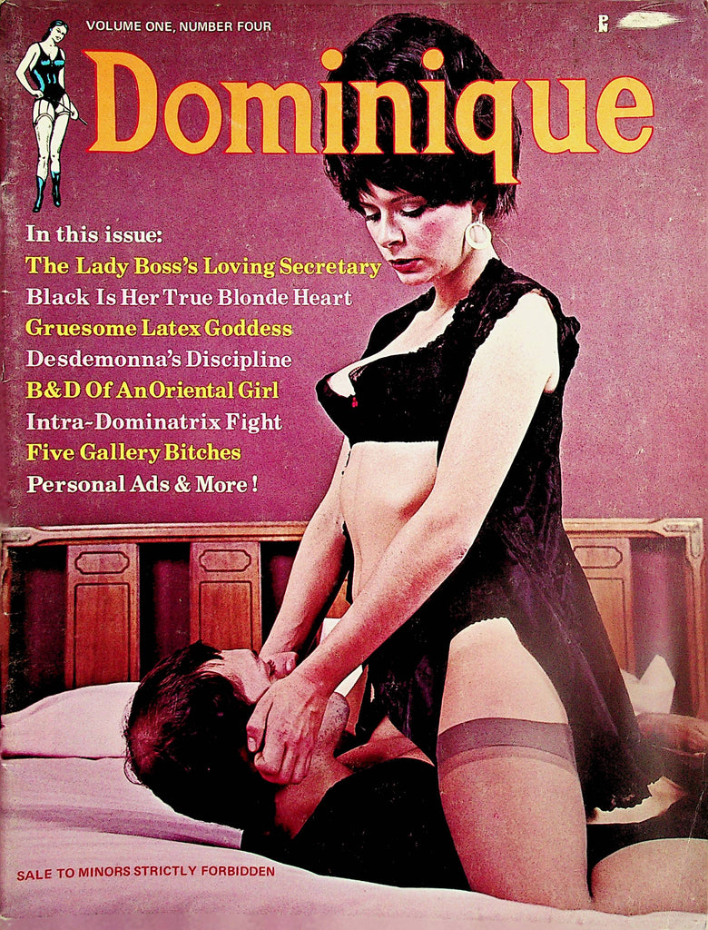 Dominique Fetish Magazine   B&D Of An Oriental Girl / 5 Gallery Bitches  vol.1 #4  1974 by HOM    021524lm-p