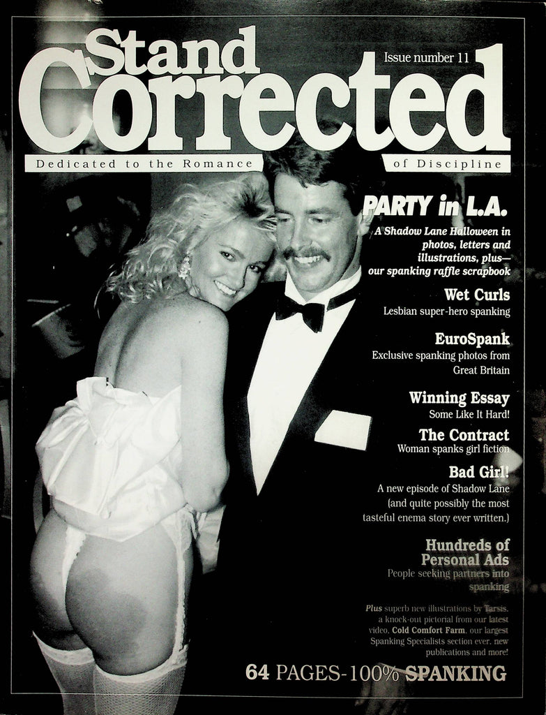 Stand Corrected Spanking Fetish Magazine  Party In L.A.  #11  1992     091225lm-p
