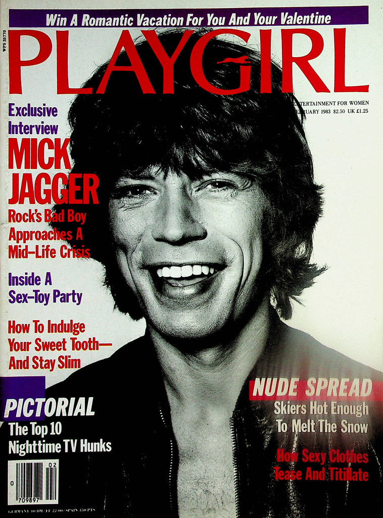 Playgirl Magazine   Mick Jagger Exclusive Interview  February 1983  031025lm-p2