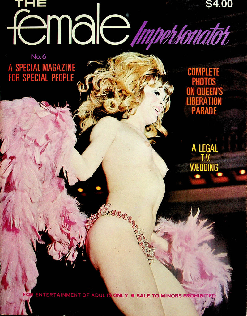 The Female Impersonator Magazine   Queens Liberation Parade / A Legal T.V. Wedding  #6  1970's   051425lm-p