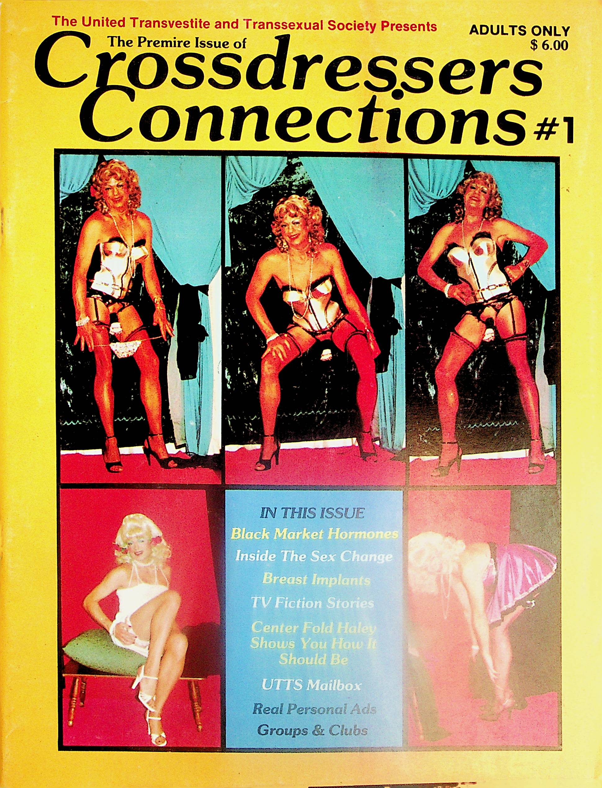 Crossdressers Connection Magazine Centerfold Girl Haley / Inside The S –  Mr-Magazine