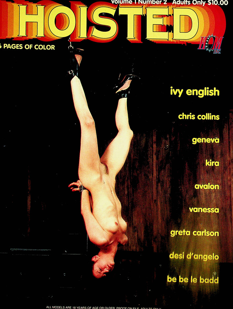 Hoisted Bondage Magazine   Ivy English, Chris Collins, Greta Carlson  vol.1 #2  1996 HOM    052824lm-p