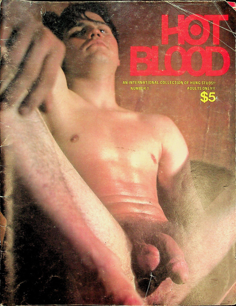 Hot Blood Gay Magazine  Collection Of Hung Studs!  #1  1960/70's    050126lmp