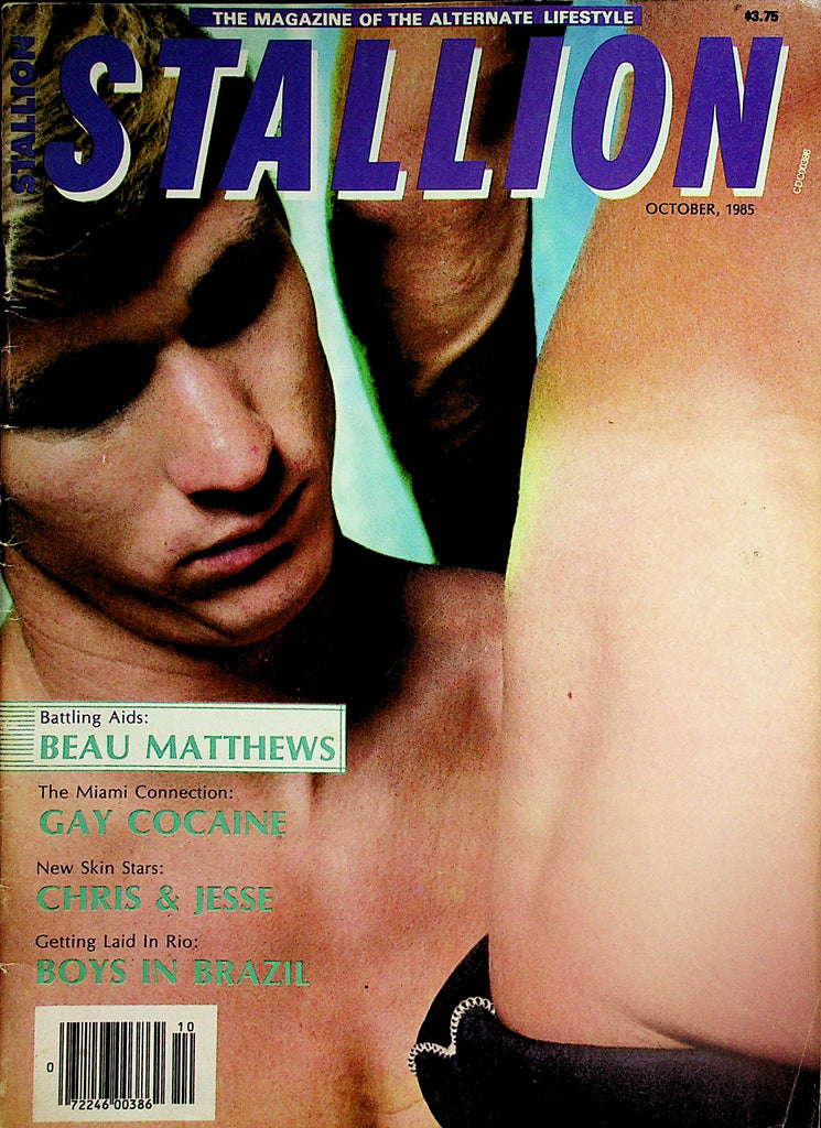 Stallion Gay Magazine  Beau Matthews / Getting Laid In Rio  October 1985    121224lm-p