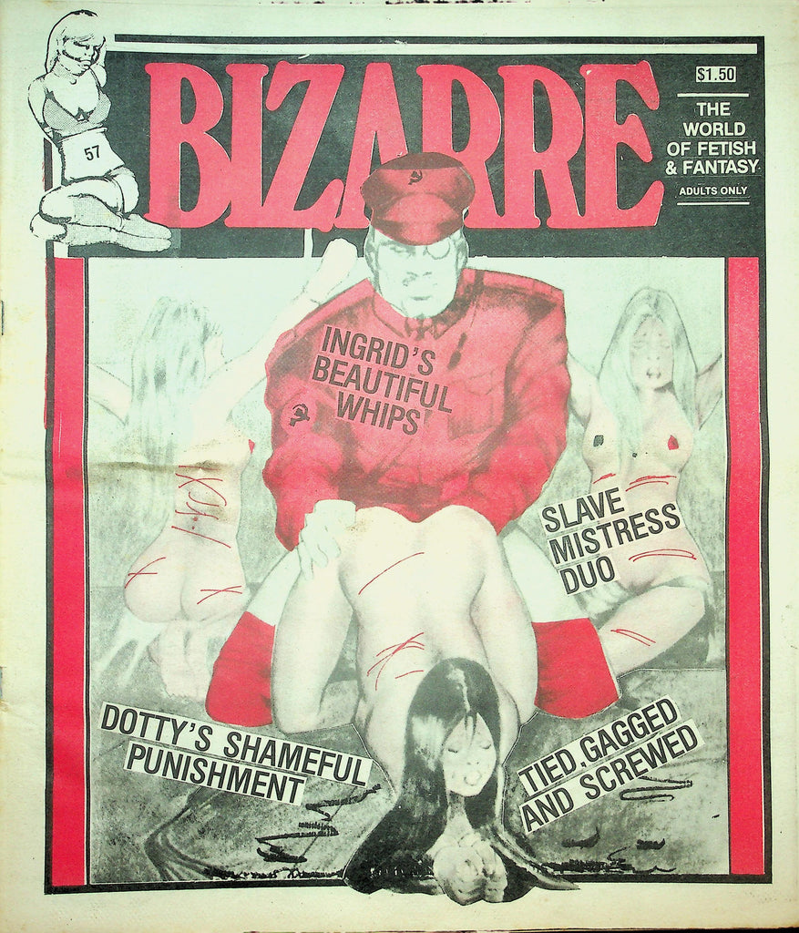 Bizarre Fetish Adult Newspaper  Ingrid's Beautiful Whips / Tied, Gagged & Screwed  #57 1983  090626lmp-GSC