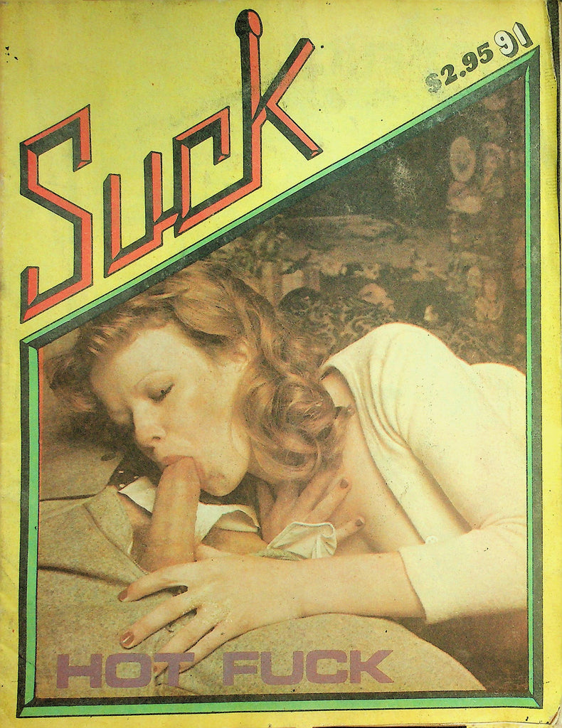 Suck Adult Newspaper Magazine  Hot Fuck!  #91 1970's   082526lmp-GSC