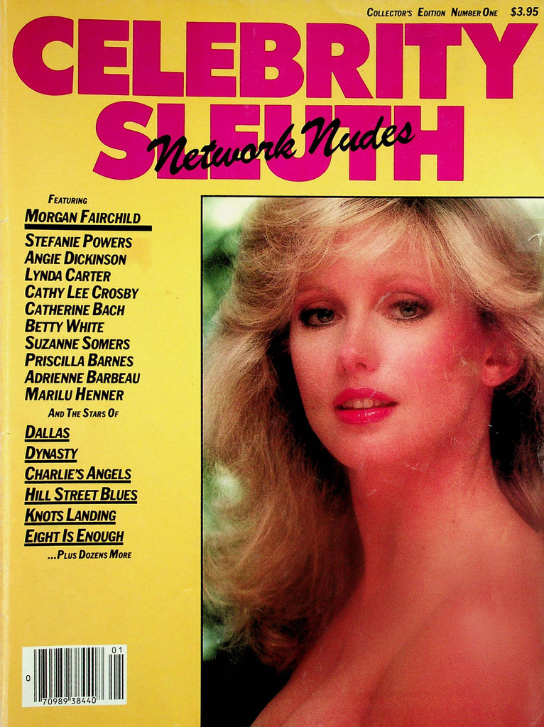 Celebrity Sleuth Network Nudes Magazine  Morgan Fairchild, Lynda Carter, Suzann Somers  & More  #1 1985   073025lm-p