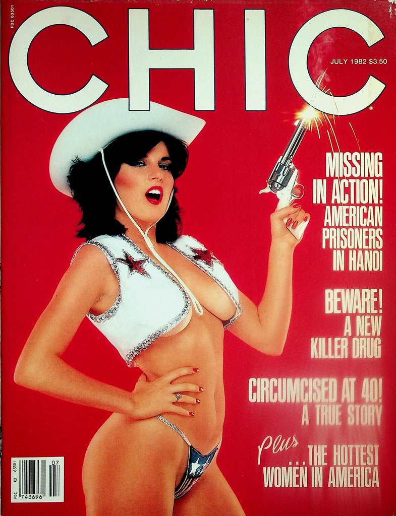 Chic Magazine  Centerfold Girl Gina   July 1982   110825lm-p