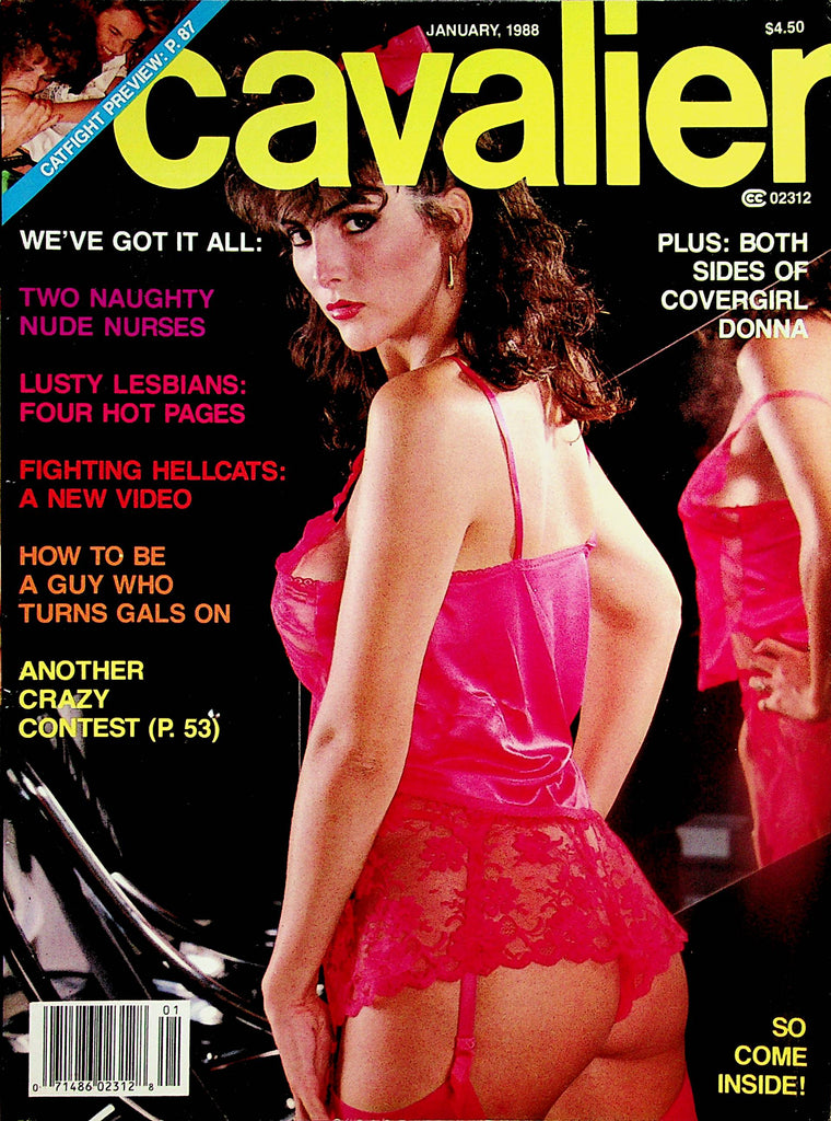 Cavalier Magazine   Covergirl Donna /  Naughty Nude Nurse  January 1988    062824lm-p