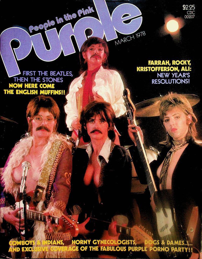 Purple Magazine   The English Muffins / Horny Gynecologists   March 1978    072325lm-p