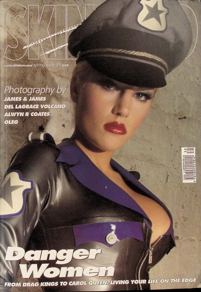 CLEARANCE SKIN TWO #35 Del Lagrace Volcano Alwyn R Coates Latex Leather Fetish Bondage BDSM Magazine 012726AMP