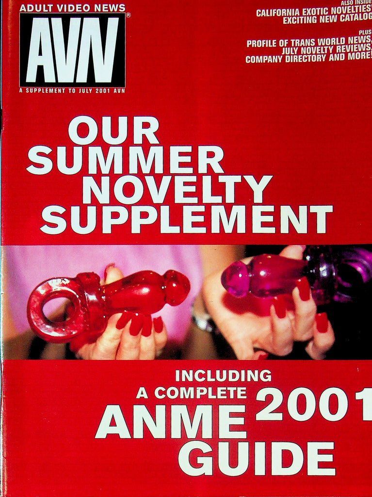 Adult Video News Magazine Supplement Anme Guide 2001 052725RP